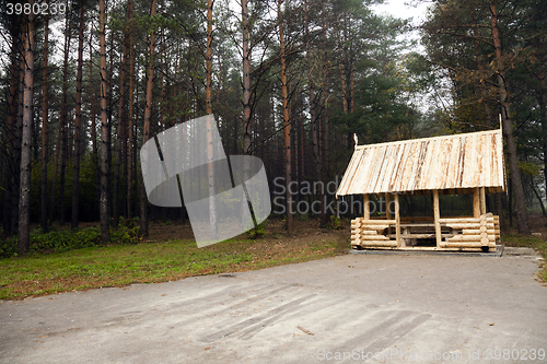 Image of old wooden house  