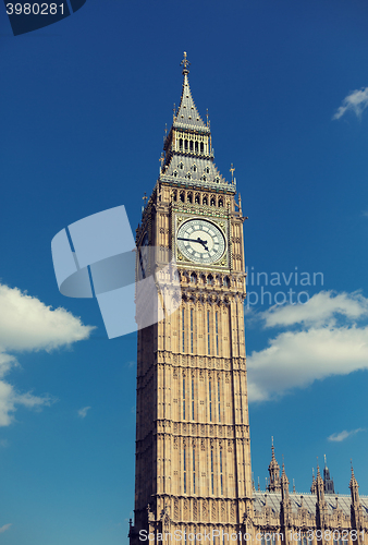 Image of Big Ben great clock tower in London