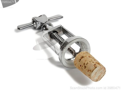 Image of Corkscrew with cork