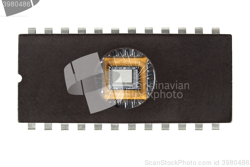 Image of Old computer chip