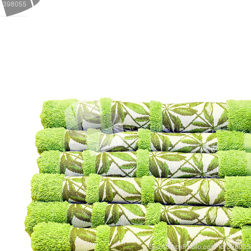 Image of Green towels