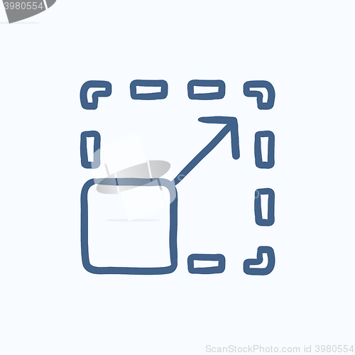 Image of Scalability sketch icon.