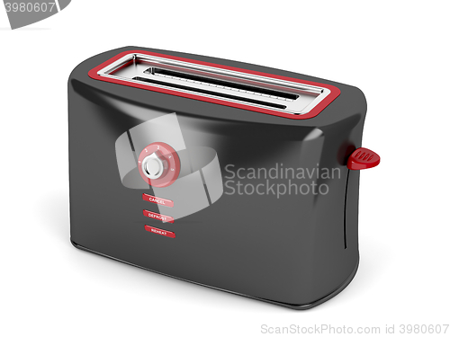 Image of Black electric toaster