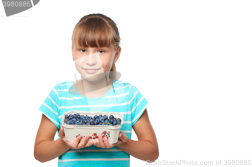 Image of Smiling elementary school age girl