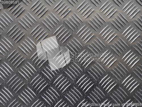 Image of Grey steel diamond plate background