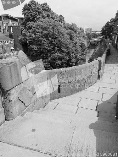 Image of Roman city walls in Chester