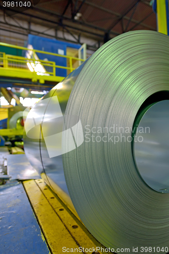 Image of galvanized steel coil