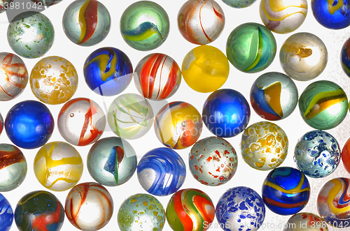 Image of different glass balls