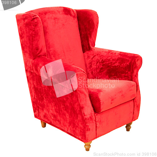 Image of Red armchair