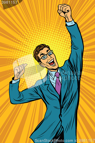 Image of Business man the winner