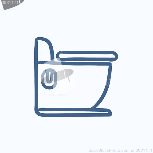 Image of Toilet sketch icon.