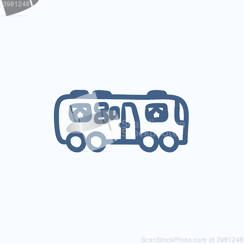 Image of Motorhome sketch icon.