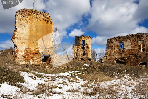 Image of ruins Golshany , Belarus 