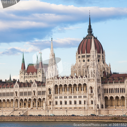 Image of Budapest parliament view