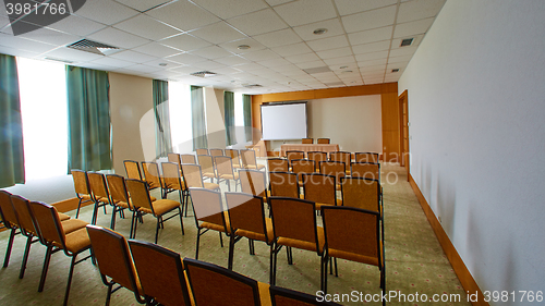 Image of interior of modern conference hall