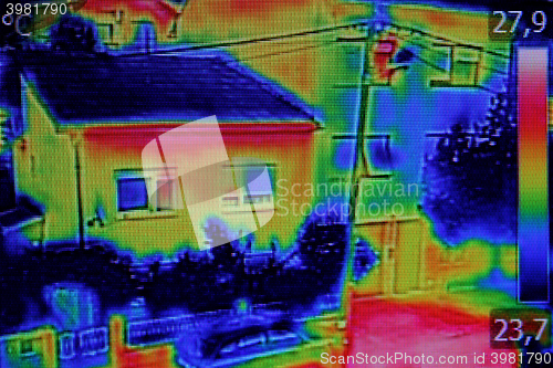 Image of Thermal image on Residential building