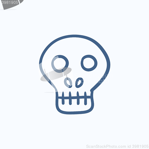 Image of Computer security sketch icon.