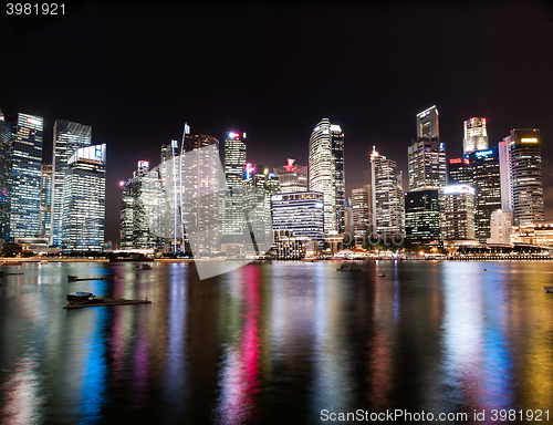 Image of Singapore Skyscraper Cityscape 