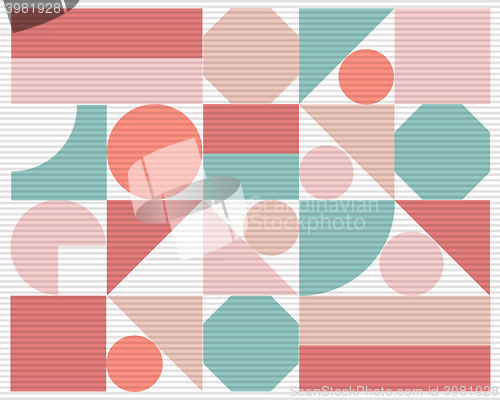 Image of Vector abstract colorful geometric background