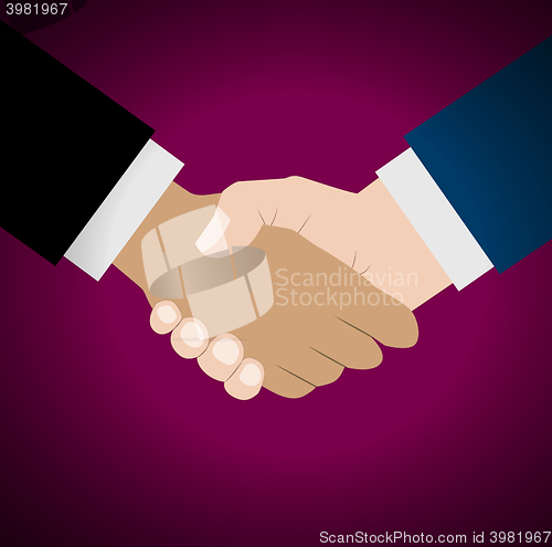 Image of Handshake vector illustration