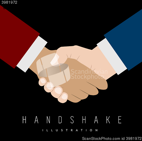 Image of Handshake vector illustration