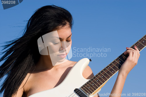 Image of Nude Guitarist