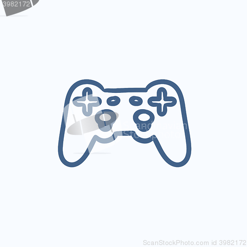 Image of Joystick sketch icon.