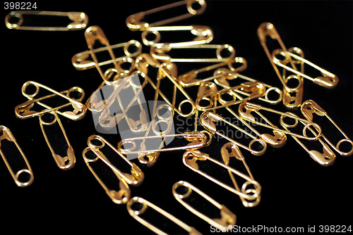 Image of Golden Safety Pins