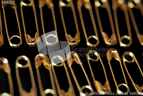 Image of Gold Safety Pins