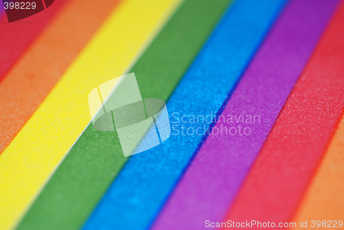 Image of Rainbow Stripes Background