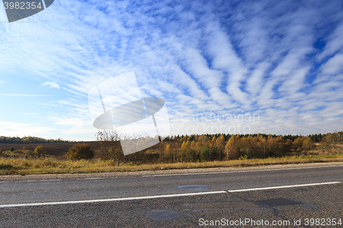 Image of small road, Belarus  