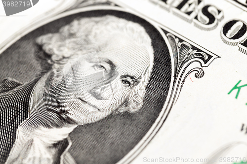 Image of American dollars, close-up