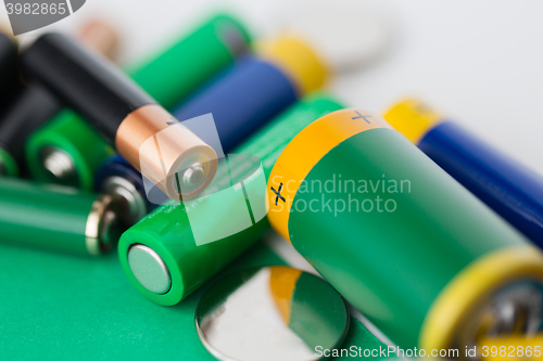 Image of close up of alkaline batteries