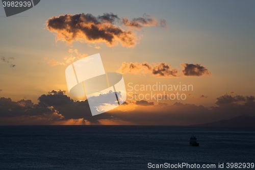 Image of Sunrise at Santorini, Greece