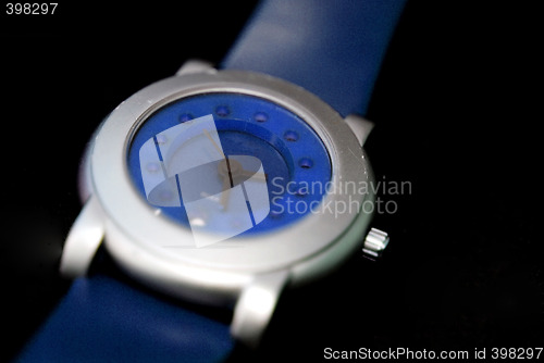 Image of Blue and Silver Watch