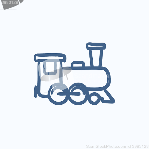 Image of Train sketch icon.