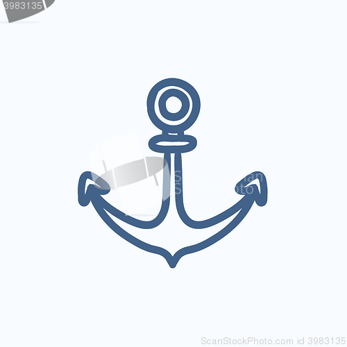 Image of Anchor sketch icon.