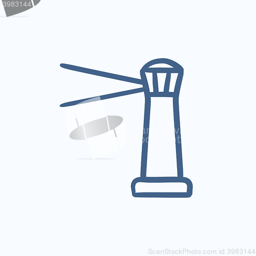 Image of Lighthouse sketch icon.