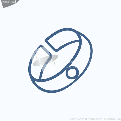 Image of Bracelet sketch icon.