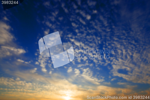 Image of sky with clouds