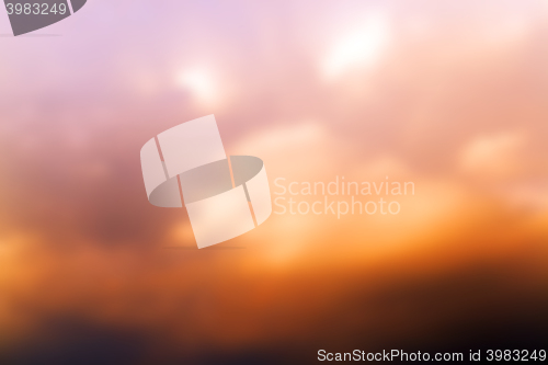 Image of the sky at sunset
