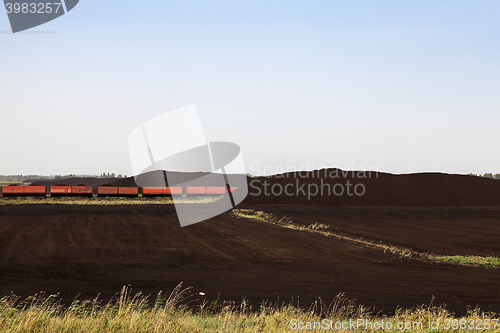 Image of extraction of peat