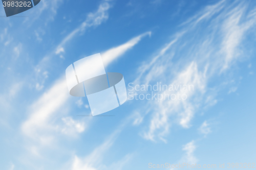 Image of photographed the sky with clouds