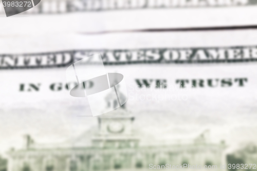 Image of American dollars, close-up