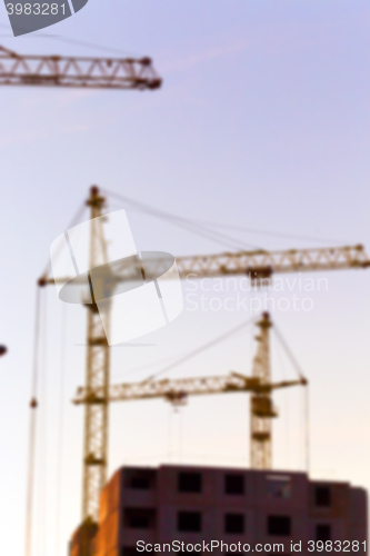 Image of construction of a new home