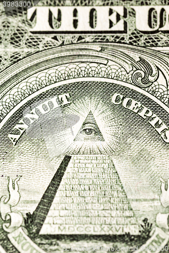 Image of American dollars, close-up