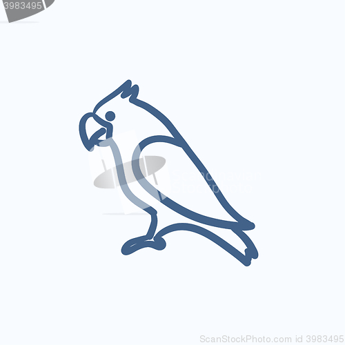 Image of Parrot sketch icon.