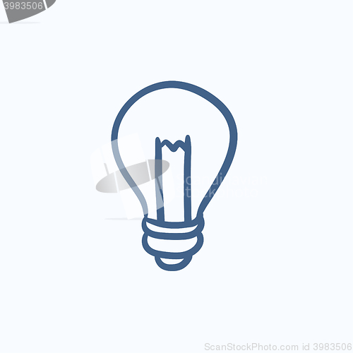 Image of Lightbulb sketch icon.