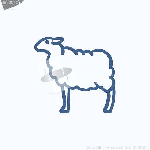 Image of Sheep sketch icon.