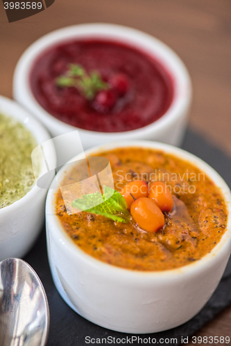 Image of Refreshing lemon cranberry seabuckthorn sorbet